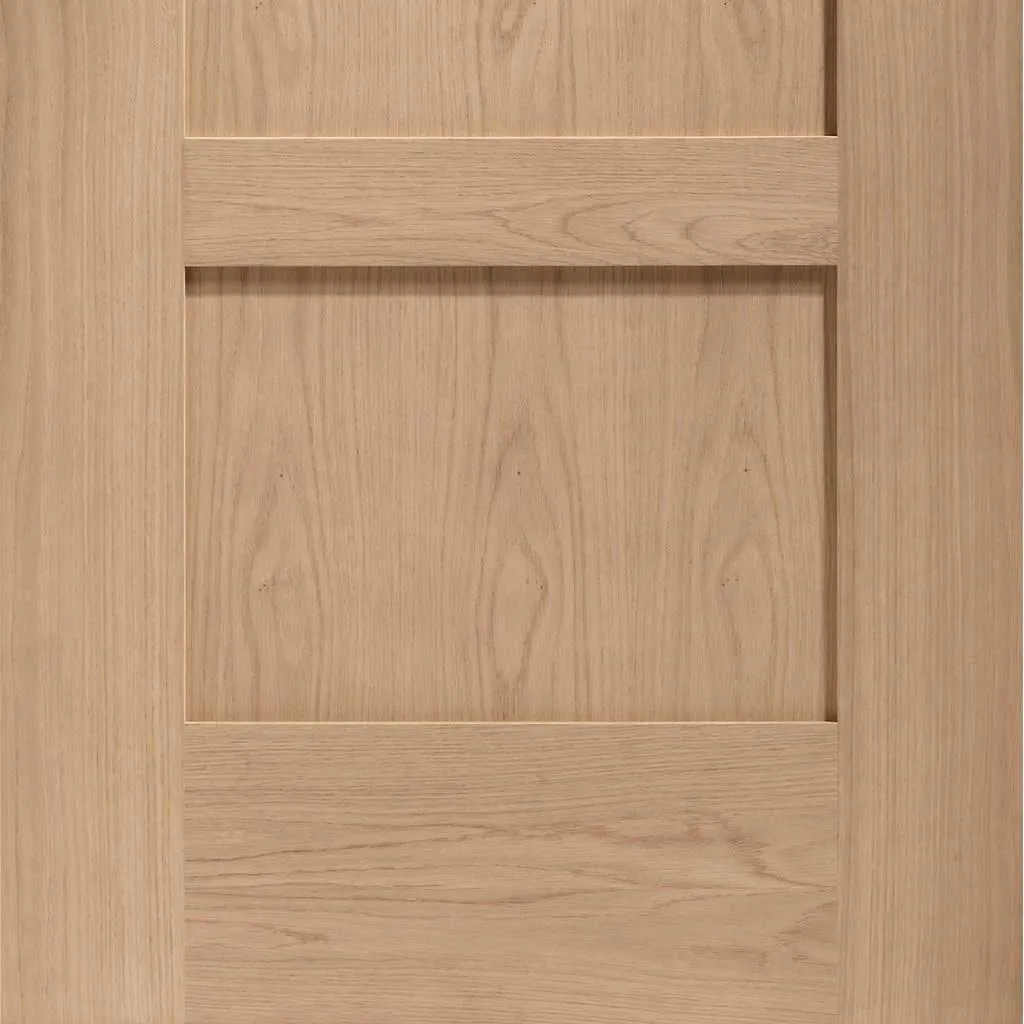 Bespoke Pass-Easi Shaker Oak 4 Panel - 4 Sliding Doors and Frame Kit - Prefinished