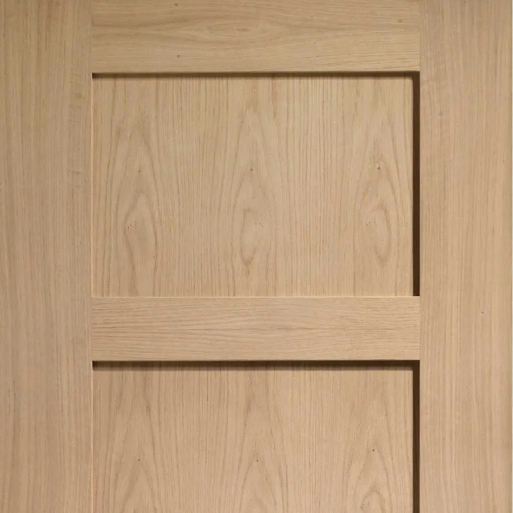 Bespoke Pass-Easi Shaker Oak 4 Panel - 4 Sliding Doors and Frame Kit - Prefinished