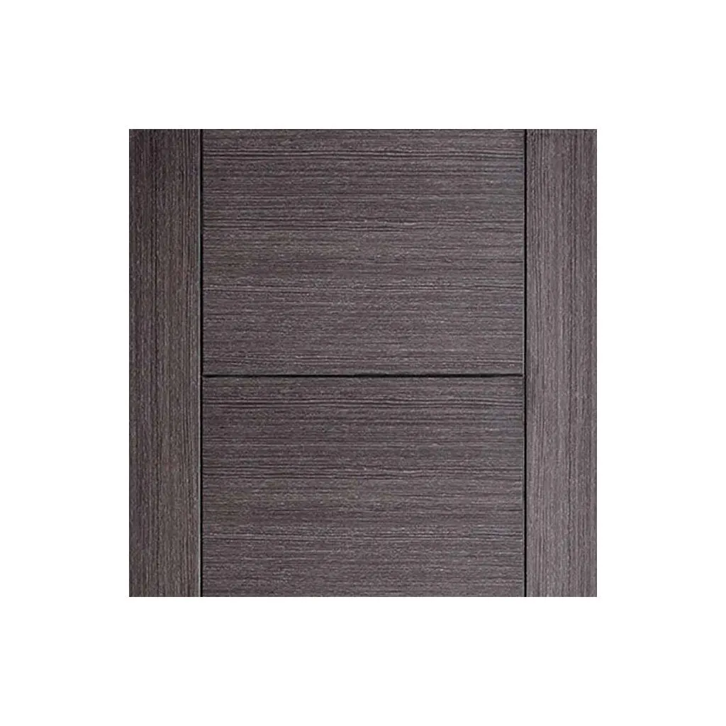 Bespoke Pass-Easi Vancouver Ash Grey Door - 2 Sliding Doors and Frame Kit - Prefinished