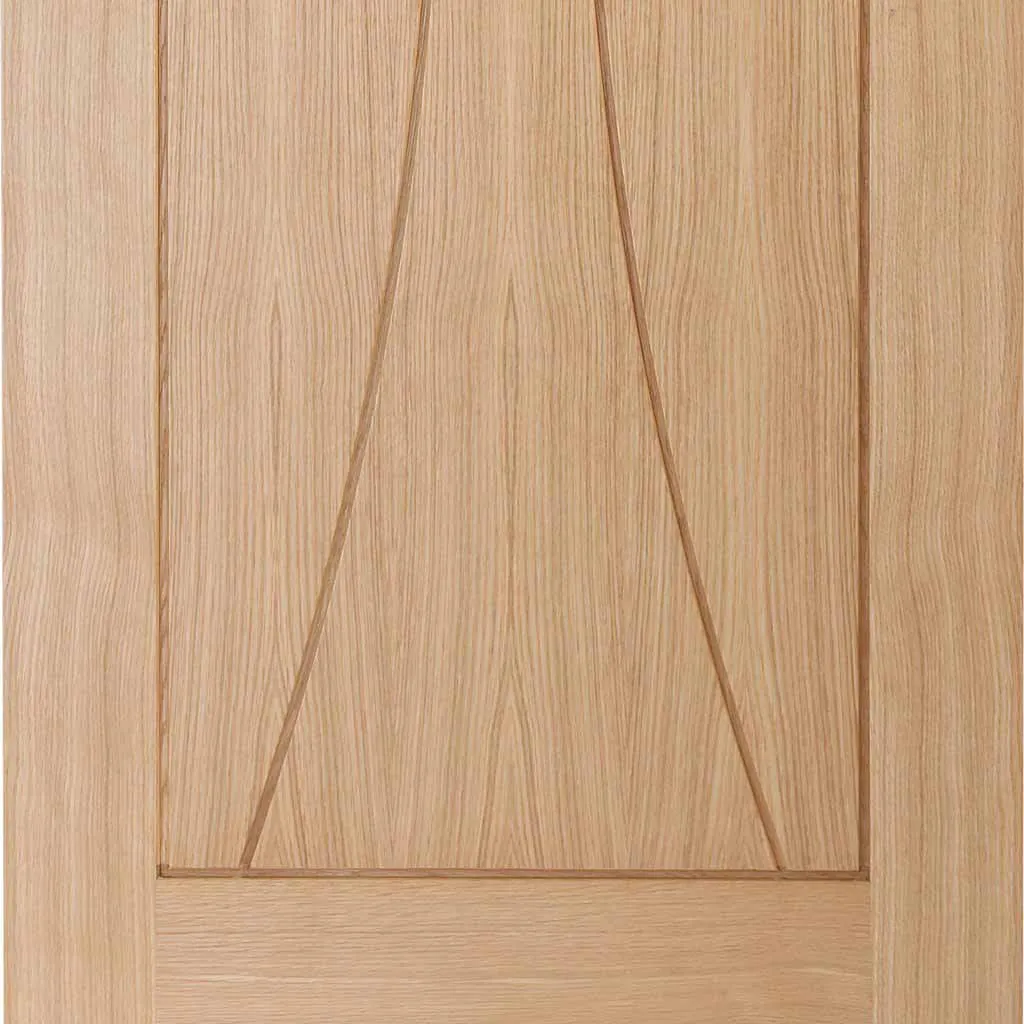 Bespoke Pass-Easi Verona Oak Flush - 4 Sliding Doors and Frame Kit