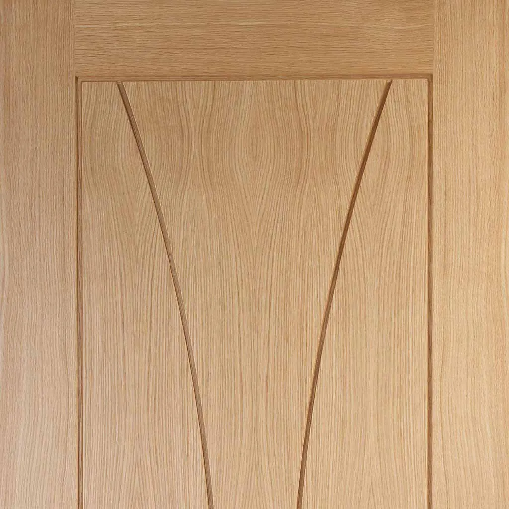 Bespoke Pass-Easi Verona Oak Flush - 4 Sliding Doors and Frame Kit