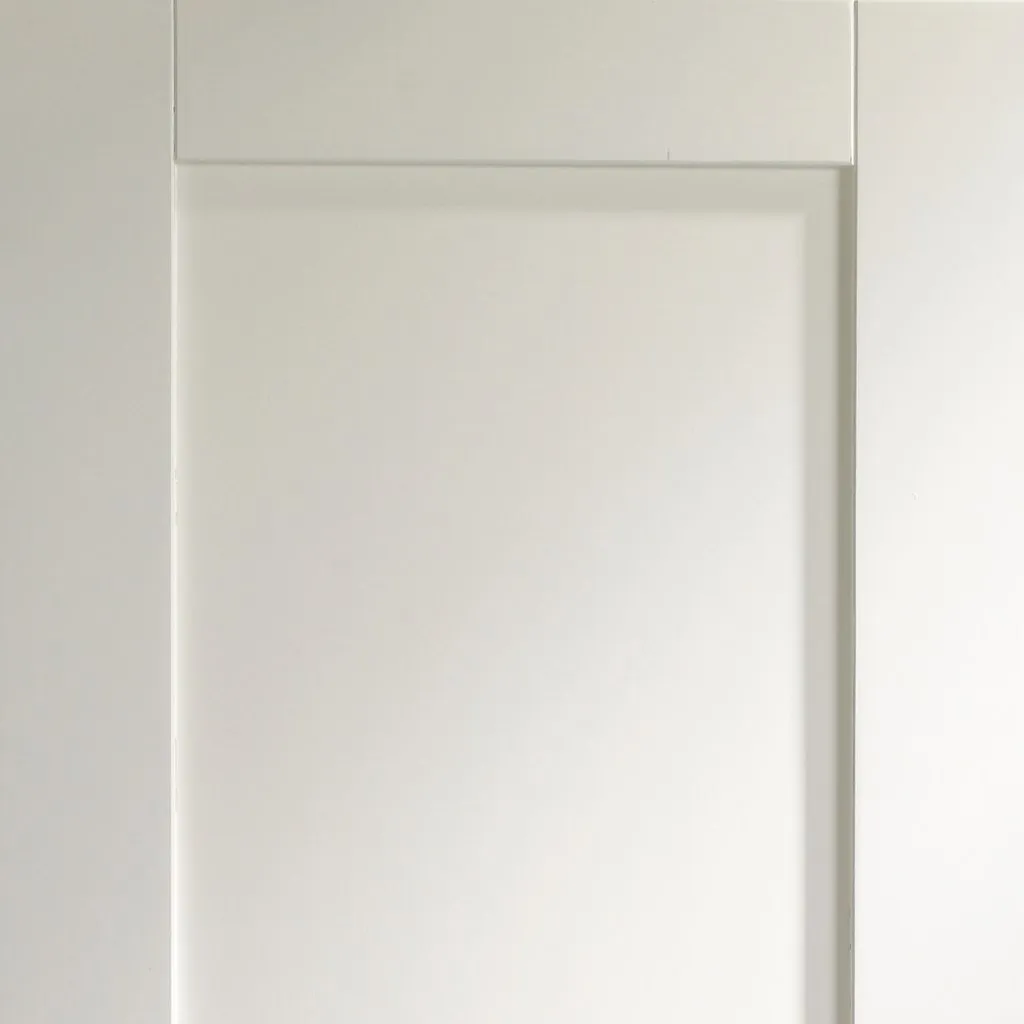 Bespoke Pattern 10 Style Panel White Primed Single Pocket Door