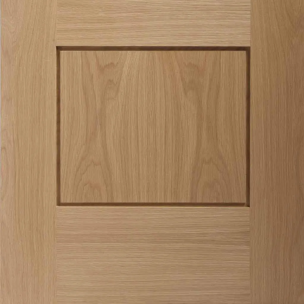 Bespoke Piacenza Oak 2 Panel Flush 2 Door Maximal Wardrobe and Frame Kit - Groove Design