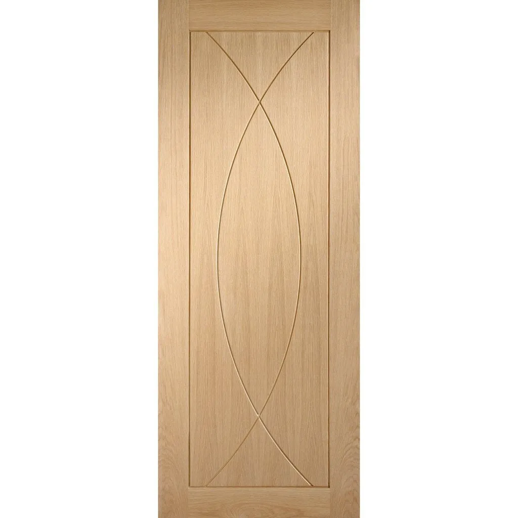 Bespoke Thrufold Pesaro Oak Flush Folding 2 0 Door - Prefinished