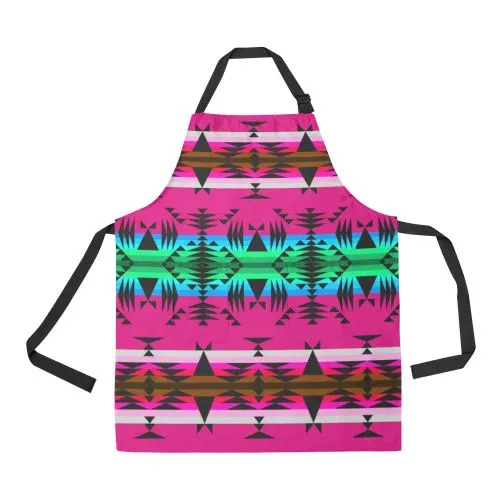 Between the Mountains Pink Apron