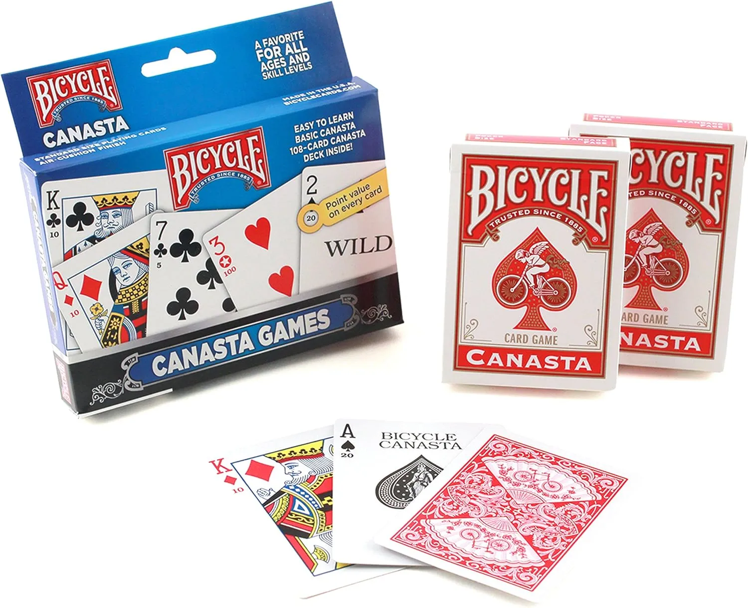 Bicycle 2 Pack Card Game Canasta