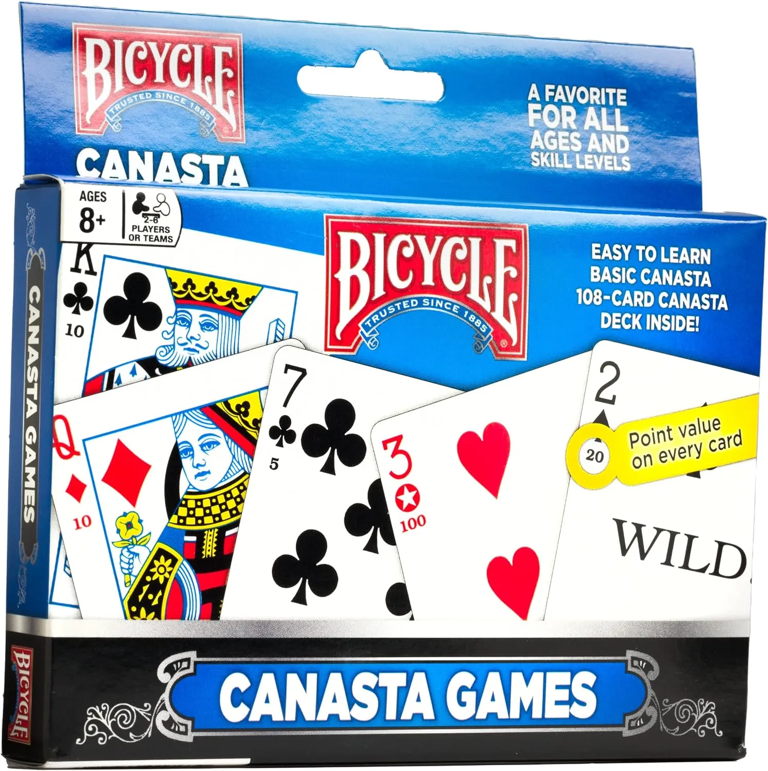 Bicycle 2 Pack Card Game Canasta