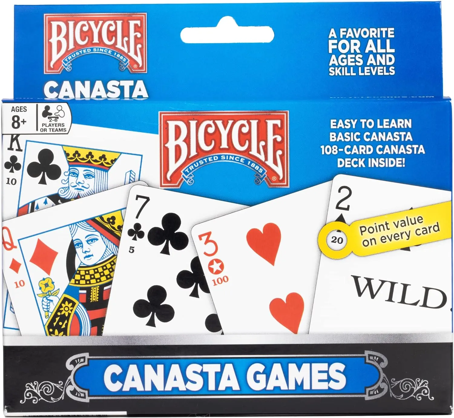 Bicycle 2 Pack Card Game Canasta