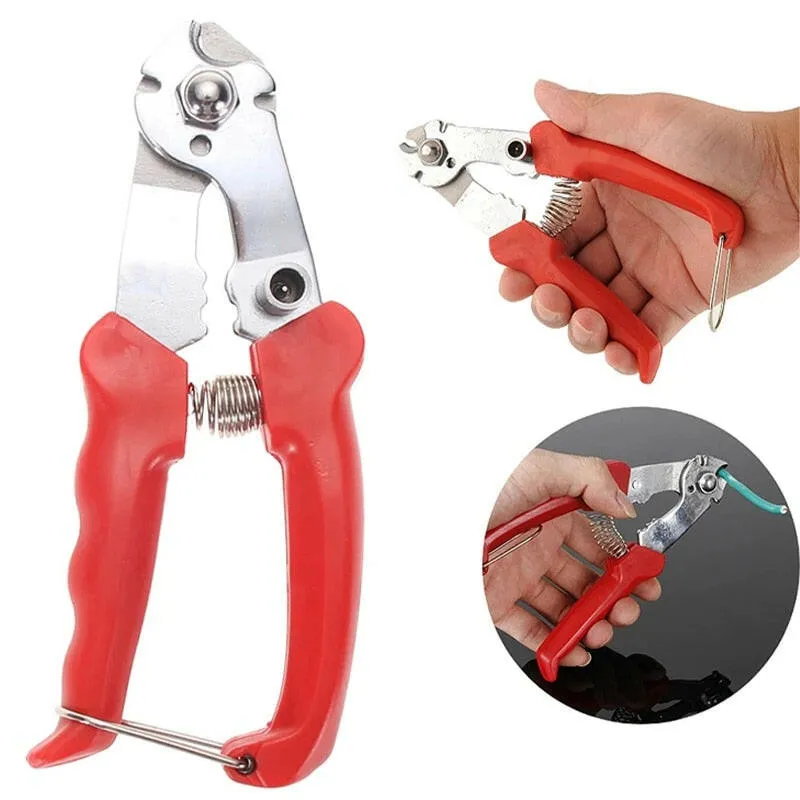 Bicycle Cutting Pliers Mountain Road Bike Inner Outer Brake Gear Wire Cable Spoke Housing Cutter Clamp Repair Kit Tool