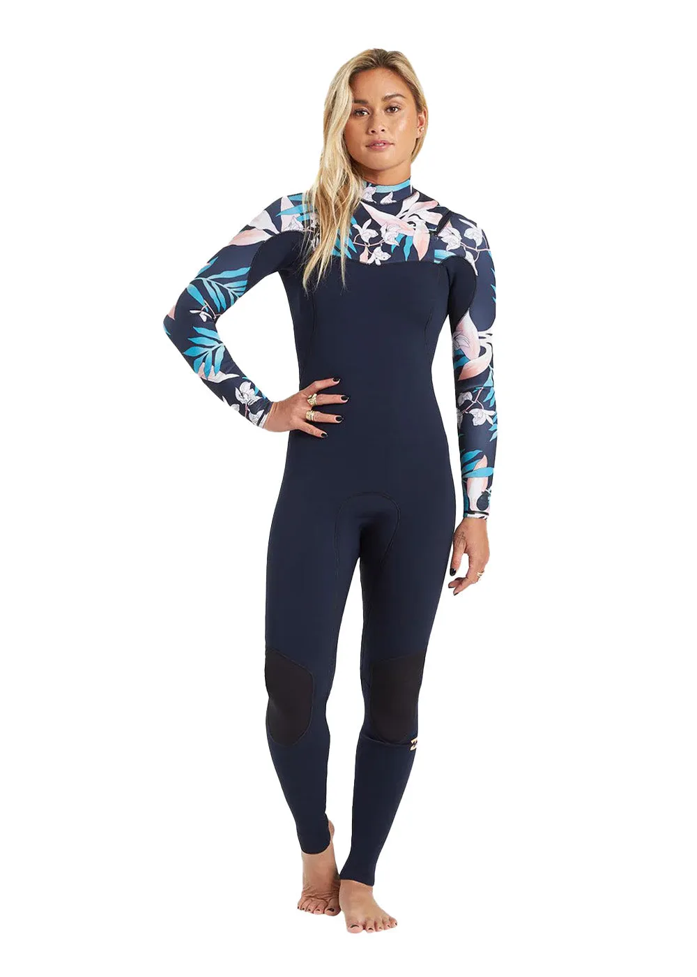 Billabong 302 Womens Furnace Comp Chest Zip Steamer Wetsuit