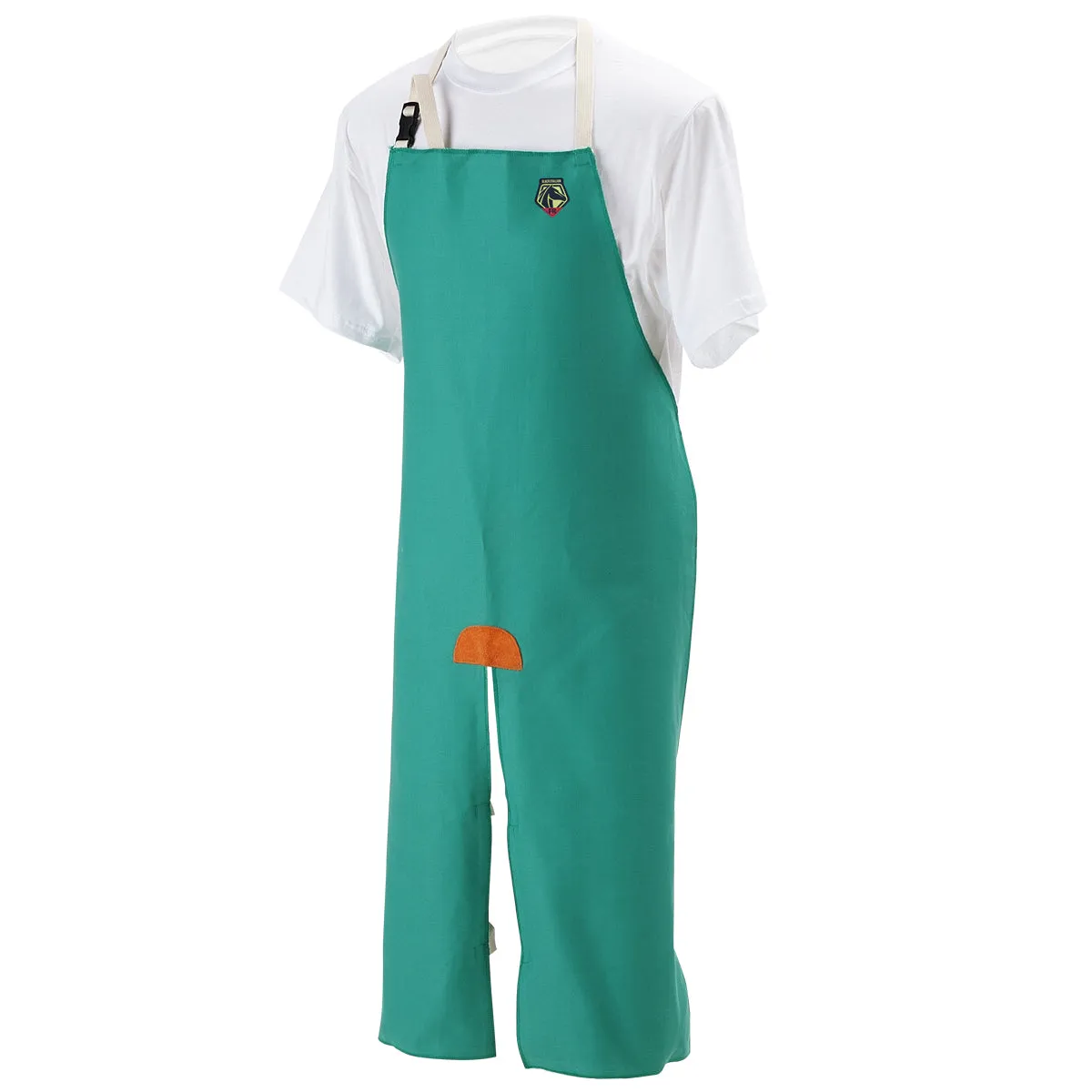 Black Stallion Flame-Resistant Cotton Split-Leg Apron, 48" Length - F9-48SL