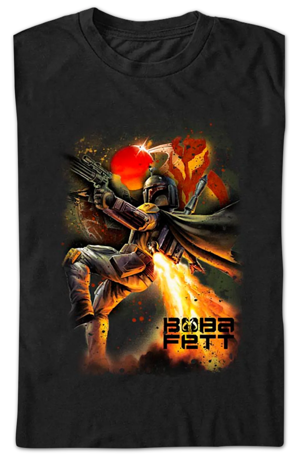 Boba Fett Galaxy Hunter Star Wars T-Shirt