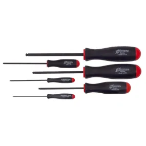 Bondhus 10686 Metric Balldriver Screwdriver Set 1.5mm to 5mm 6 Piece