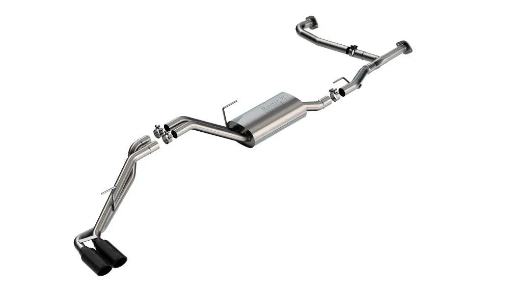 BORLA 140919BC Cat-Back Exhaust System S-Type Black Chrome for Nissan Frontier 2022