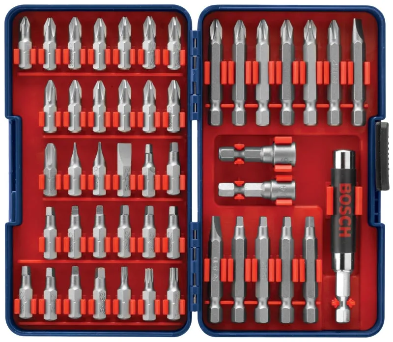 Bosch T4047L Screwdriver Bit Set, 47-Piece, Steel :EA: QUANTITY: 1