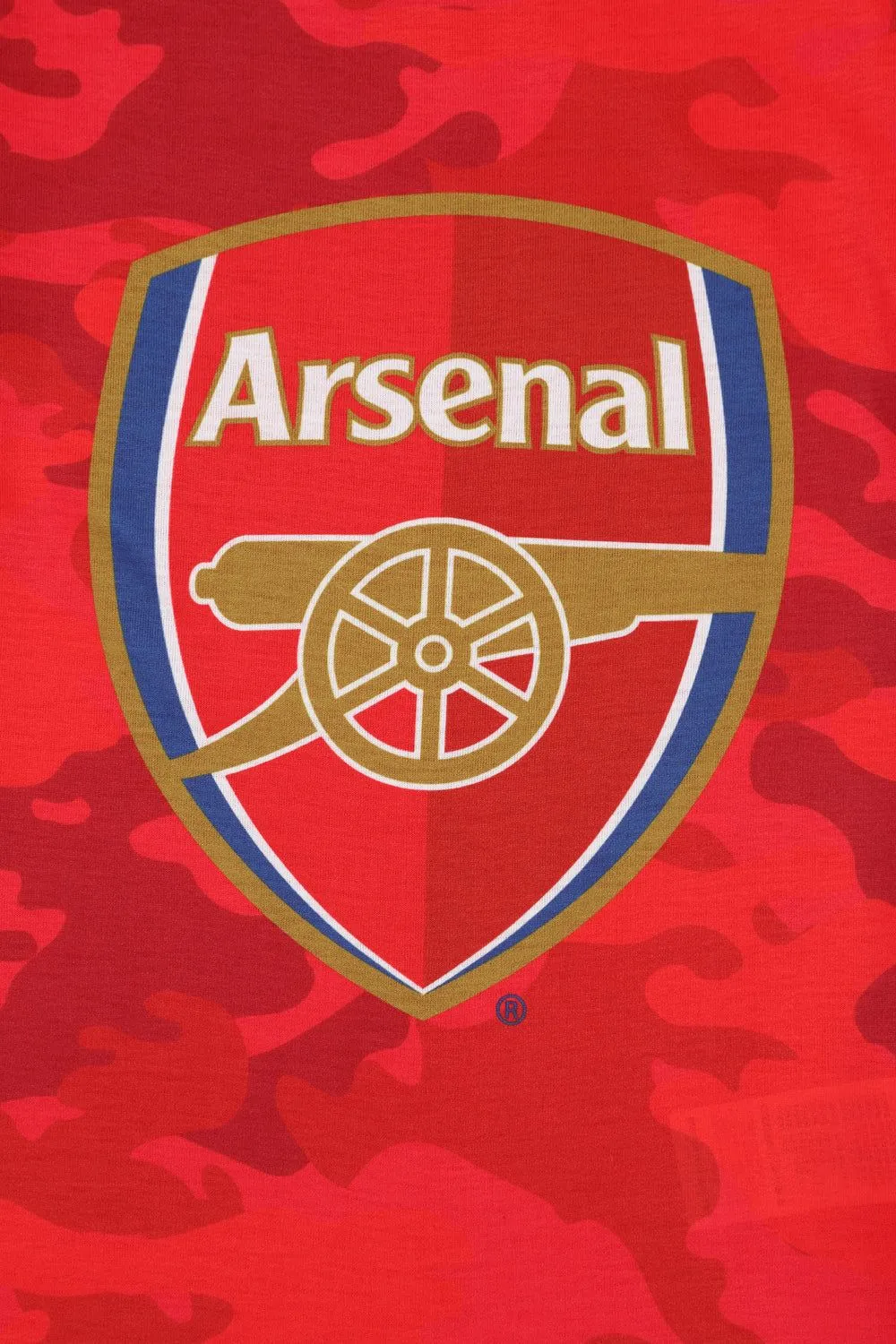 Boys Arsenal FC Red Camouflage Short Pyjamas