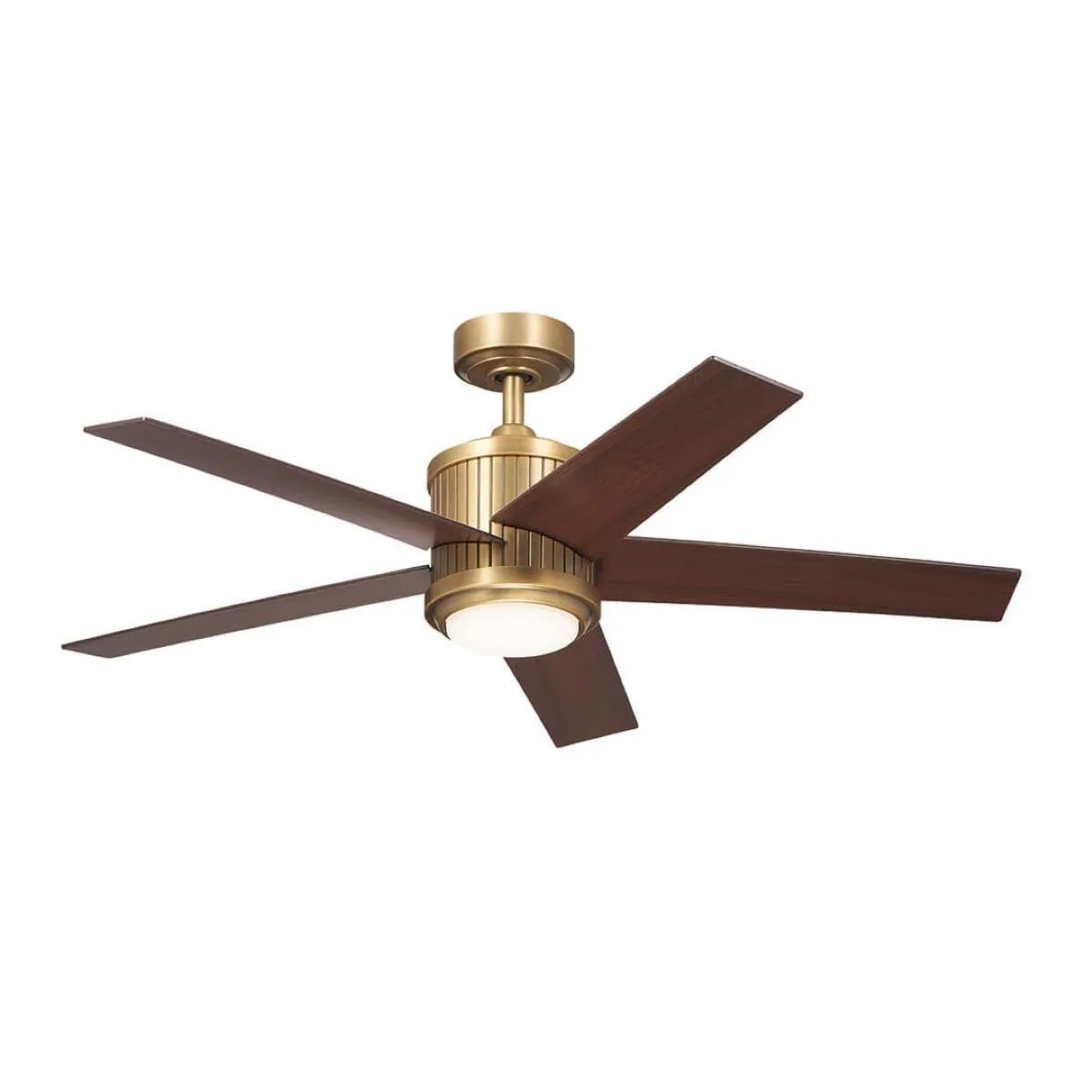 Brahm 48 Inch Natural Brass LED Indoor Ceiling Fan with Remote