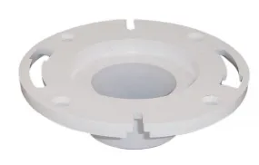 Braxton Harris Company 3″ x 4″ PVC Flat Fit Closet Flange with Knockout