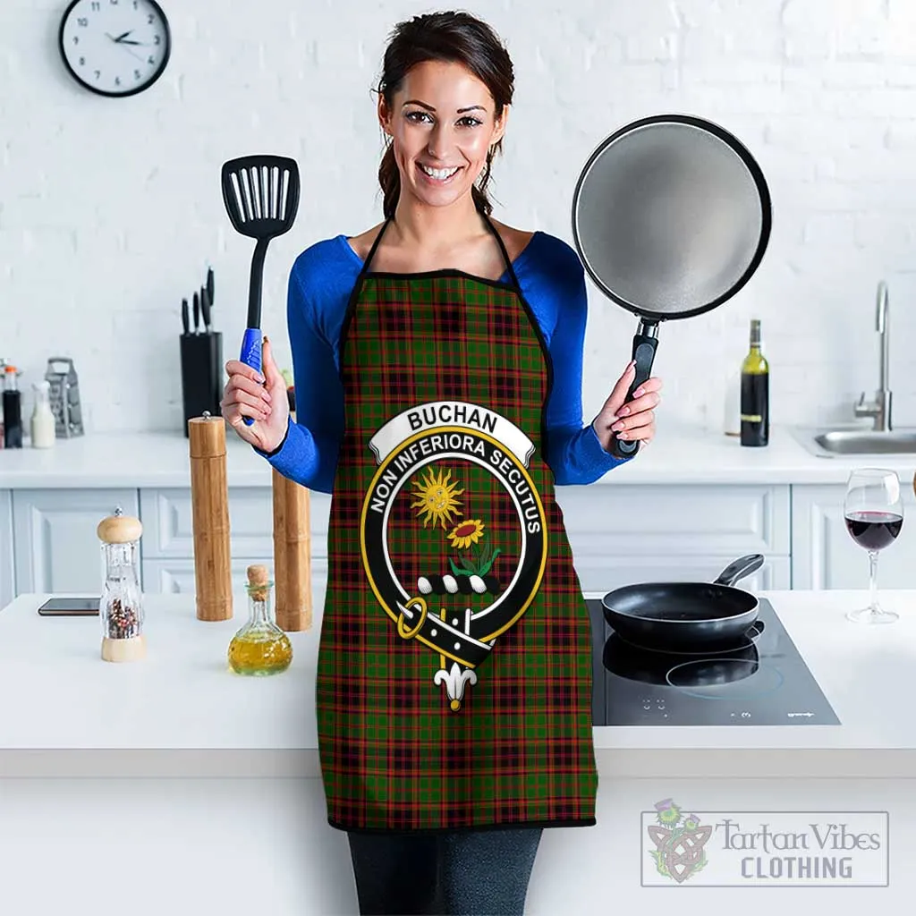 Buchan Tartan Apron with Family Crest