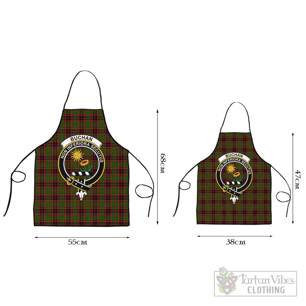 Buchan Tartan Apron with Family Crest