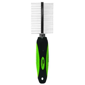 Burgham Pro Plus Double Sided Comb with Handle