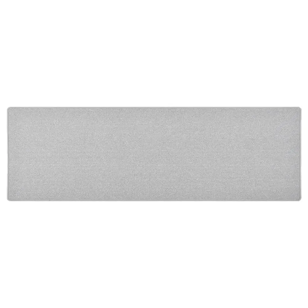 Carpet Runner Light Grey 80x250 cm