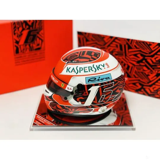 Charles Leclerc Mini Helmet, 2019 Spa, 1:2 scale, 2019