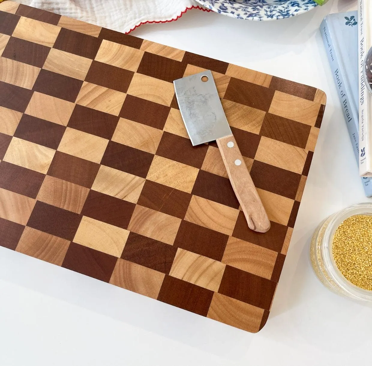 Checkered Board Cutting Board