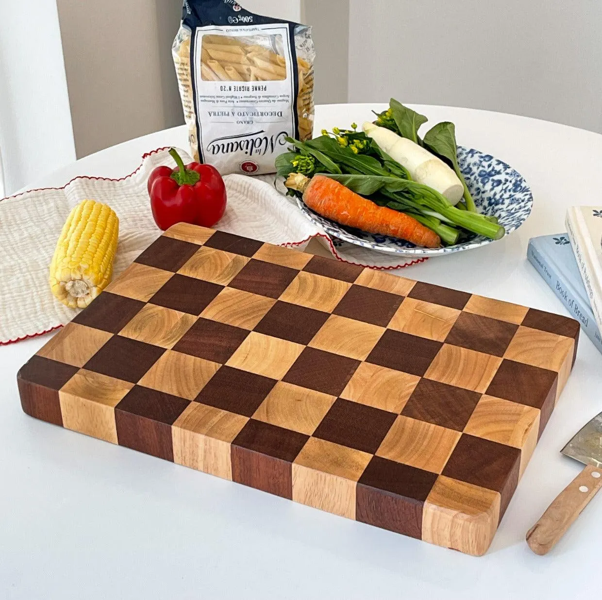 Checkered Board Cutting Board