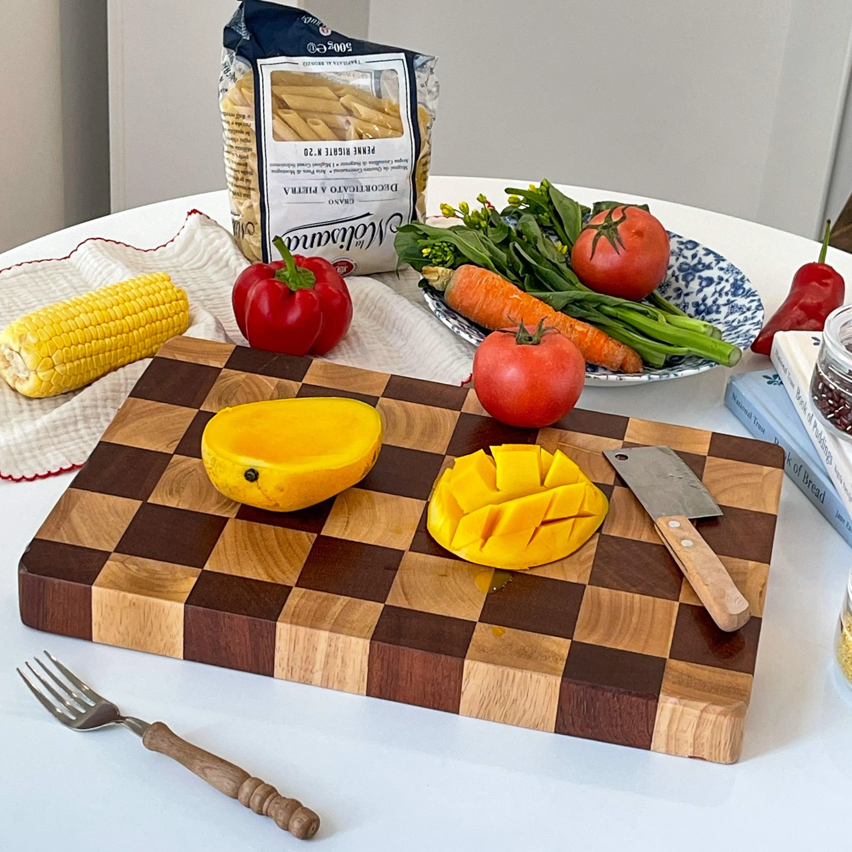 Checkered Board Cutting Board