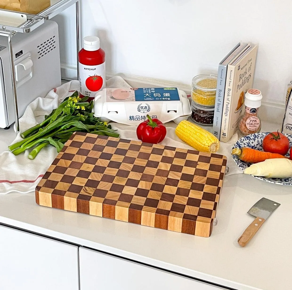 Checkered Board Cutting Board