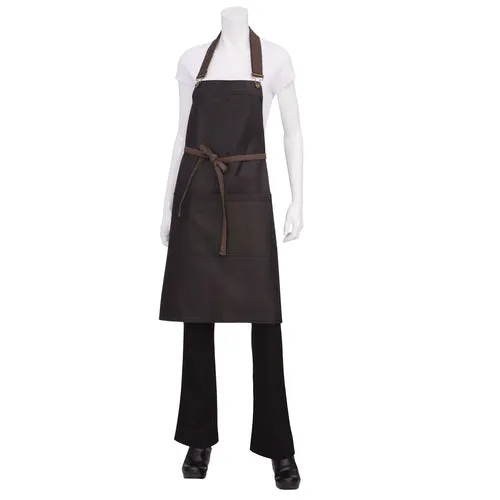 Chef Works ABWT051BNB0 Bib Apron