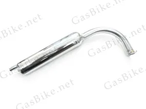 Chrome Exhaust Muffler # 1 80CC Gas Motorized Bicycle