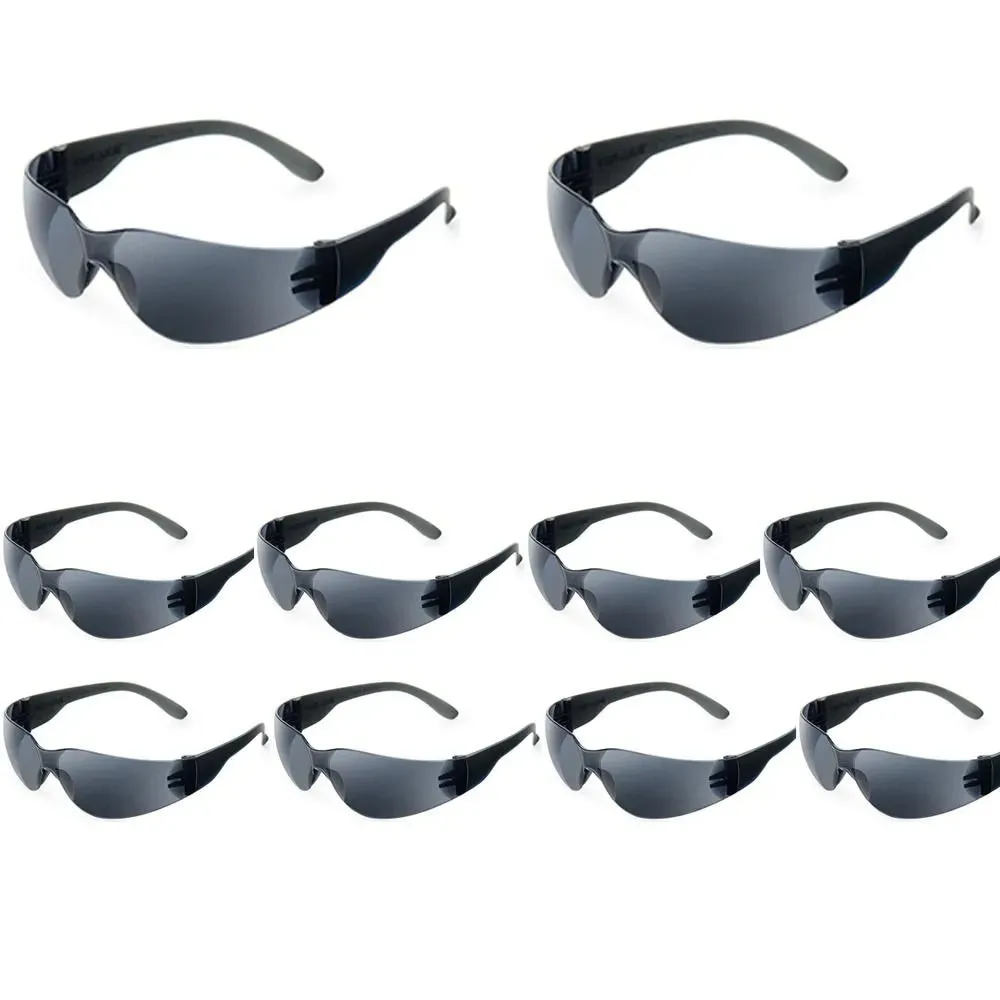 Clear Safety Glasses Protective Eyewear for Men Women Scratch & Impact Resistant Eye Protection for Work, Lab(10pcs)