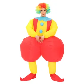 Clown Inflatable Costume Funny Blow up Costume for Halloween Cosplay Party Christmas