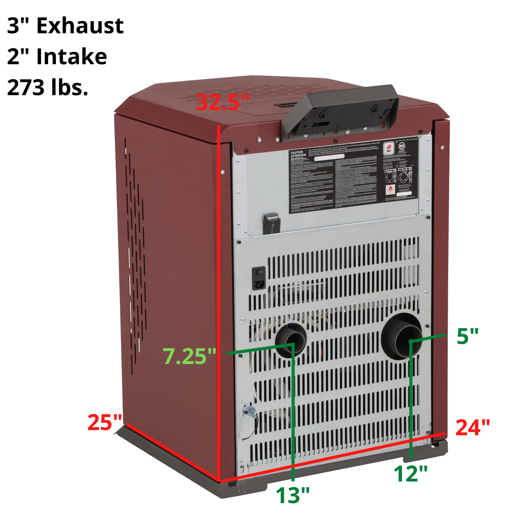 ComfortBilt HP22N-SS 2,800 sq. ft. EPA Certified Pellet Stove with Auto Ignition 80 lb Hopper Capacity New