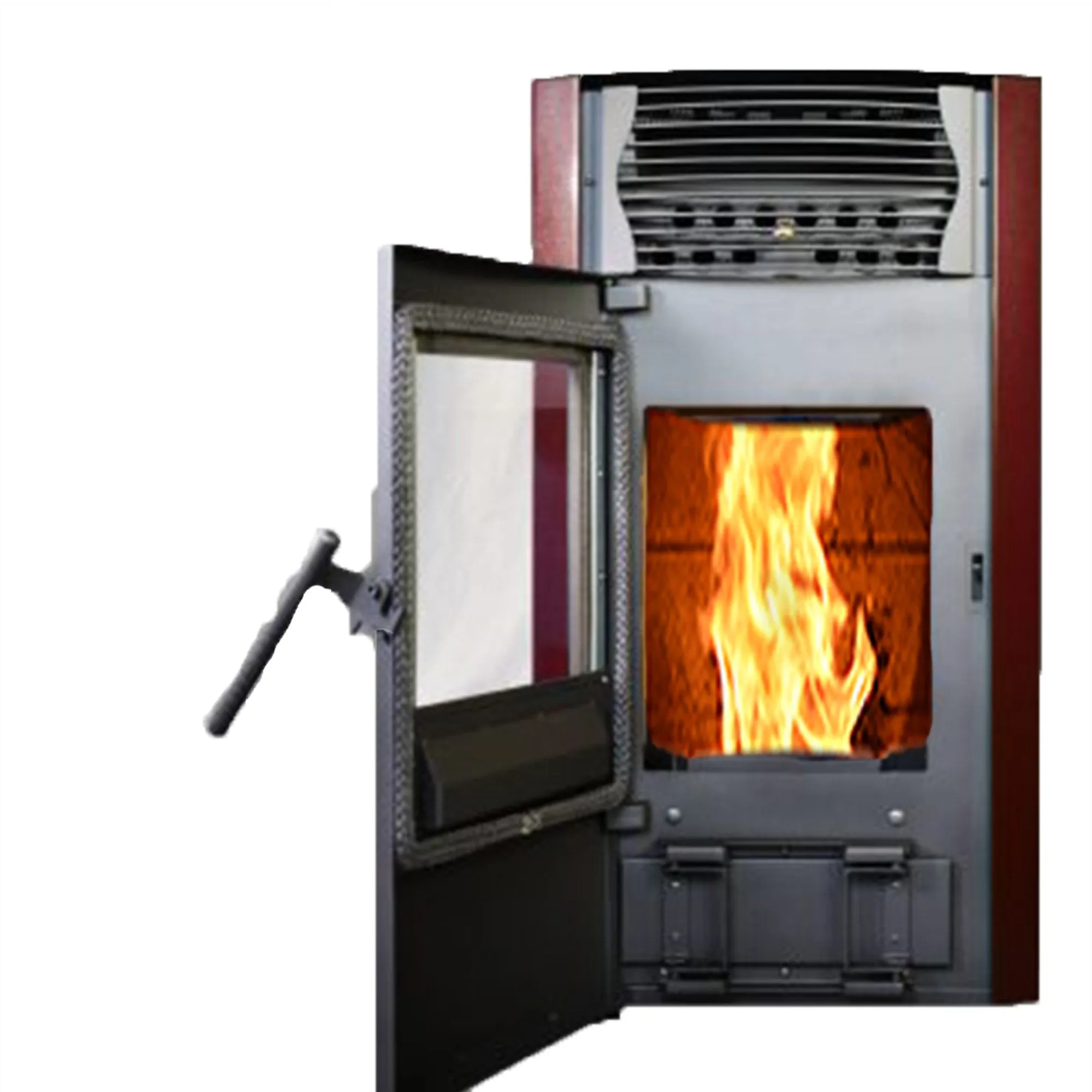 ComfortBilt HP50 2,200 sq. ft. Pellet Stove Auto Ignition 47 lb Hopper Burgundy New