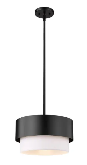 Counterpoint One Light Pendant in Matte Black