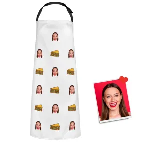 Custom Face Apron Cartoom Photo Apron - Sandwich