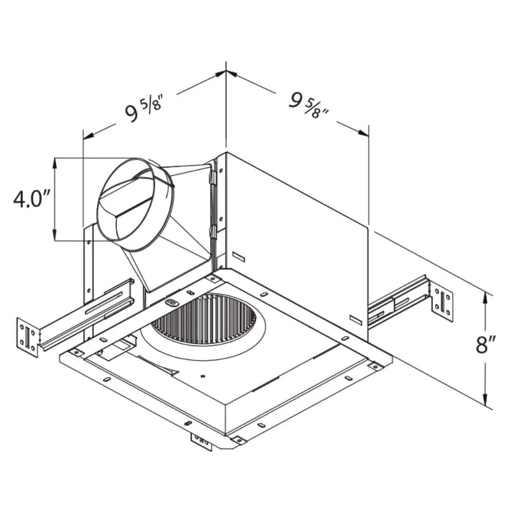 Delta BreezSignature 130 CFM Bathroom Exhaust Fan With Humidity Sensor