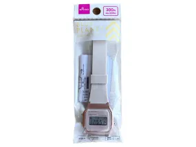 Digital Watch Blue Planet Beige