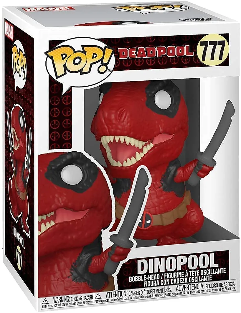 Dinopool Deadpool Pop #777 Pop Marvel Deadpool Vinyl Figure (Bundled with EcoTek Protector to Protect Display Box)