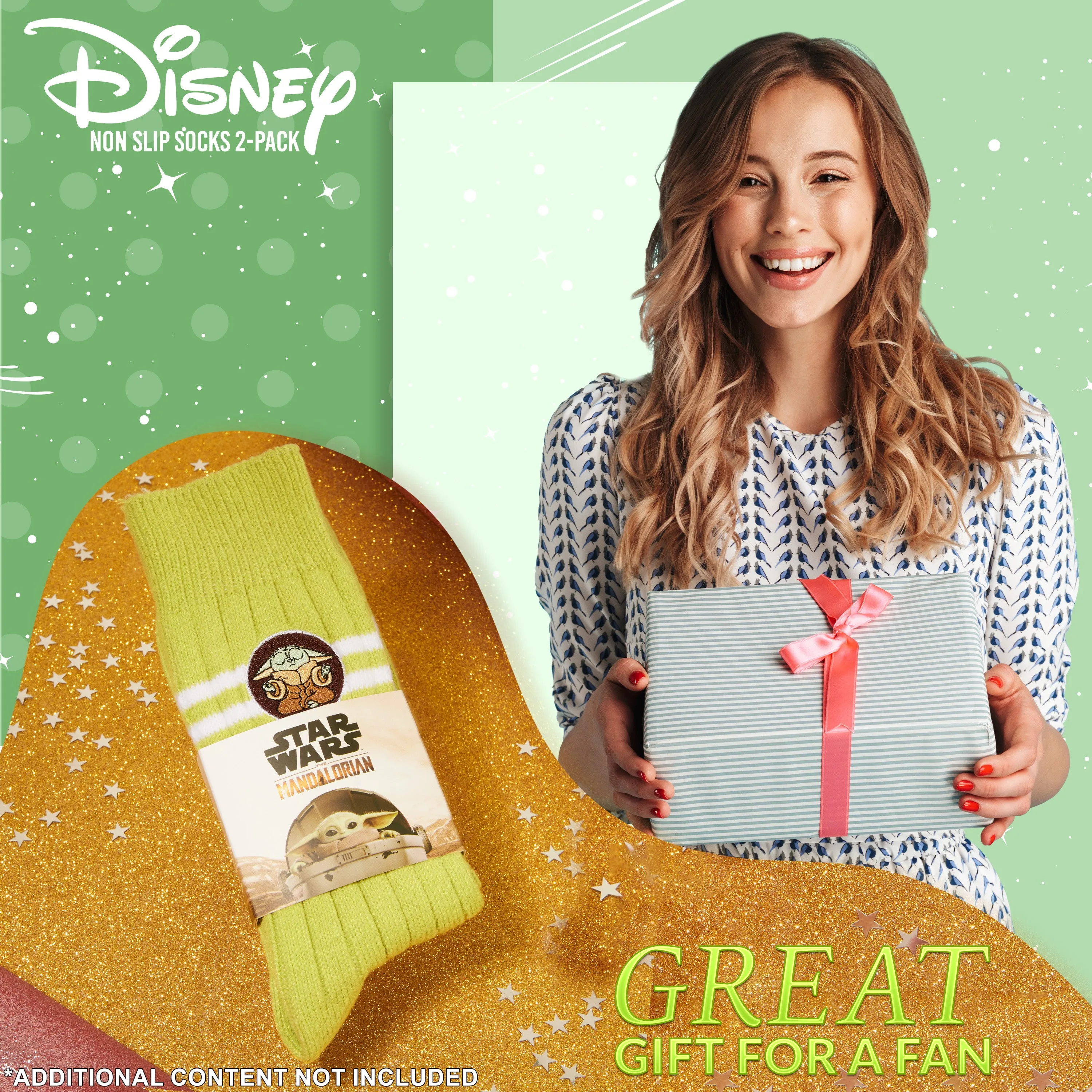 Disney Bed Socks for Women, Non Slip Socks -  Baby Yoda