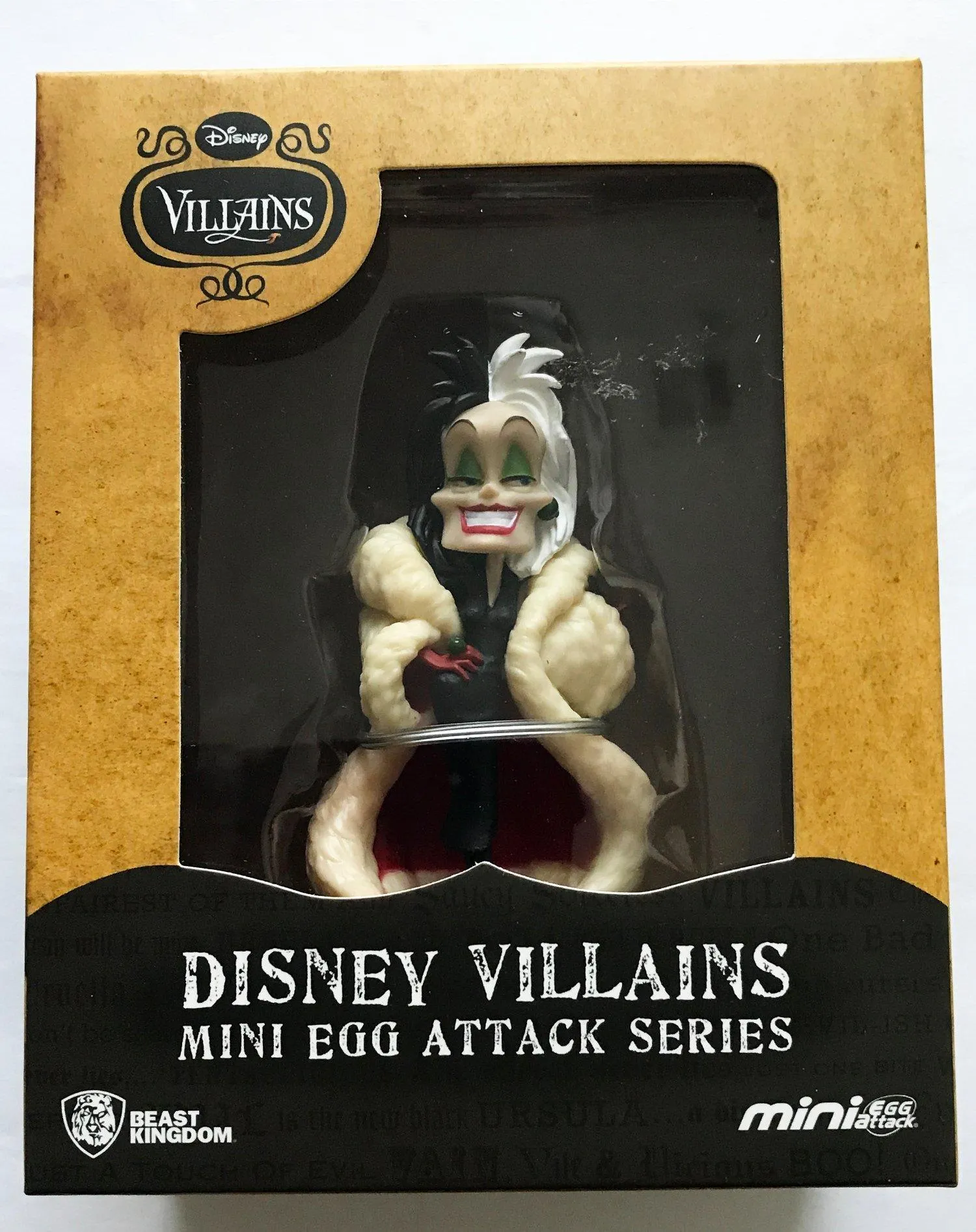 Disney Villains Cruella Figure Mini Egg Attack NRFB (2019)