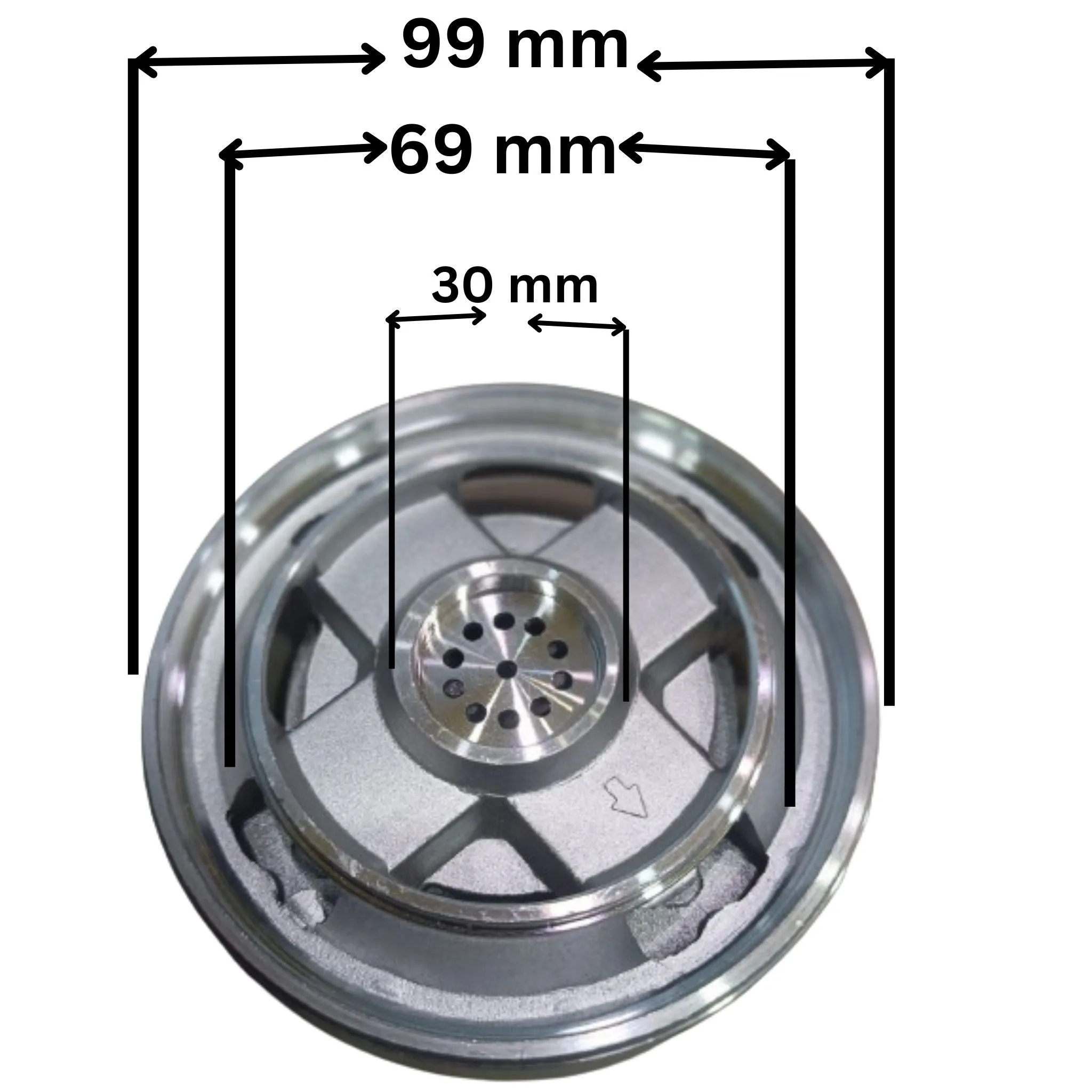 Elica Gas Stove Burner 95 Medium Size