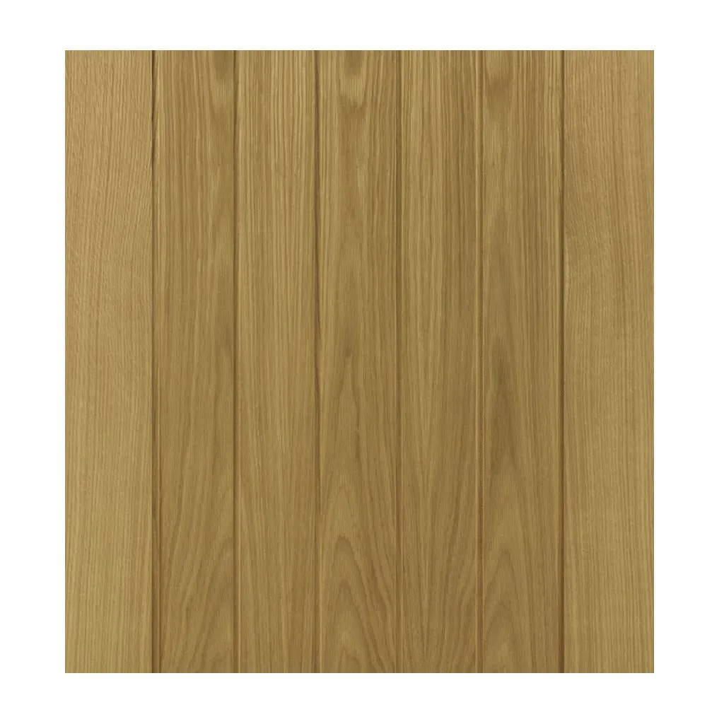 Ely Oak Veneer Staffetta Twin Telescopic Pocket Doors - Unfinished