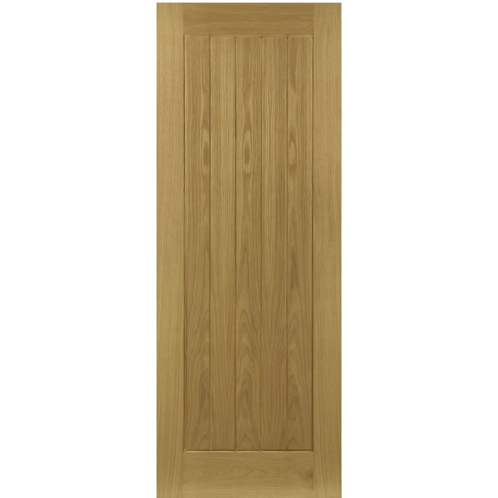 Ely Oak Veneer Staffetta Twin Telescopic Pocket Doors - Unfinished