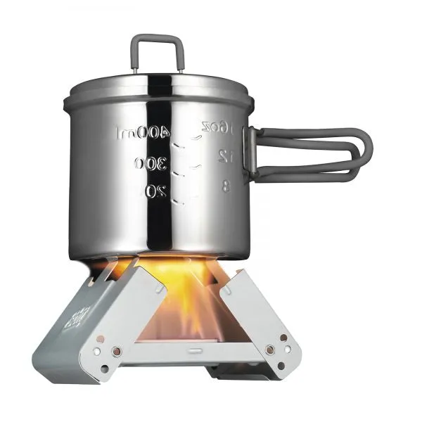 Esbit Pocket stove with windshield   2 Fuel Cubes