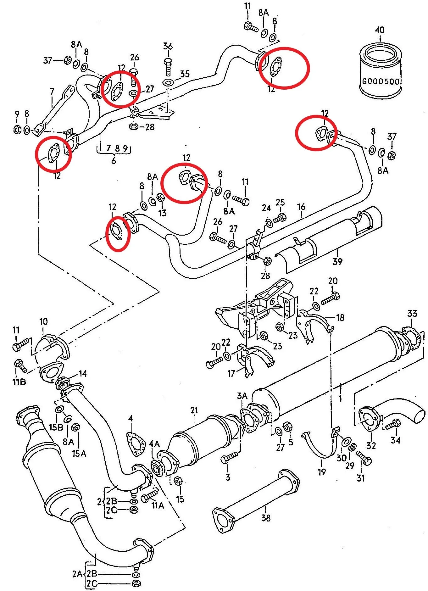 Exhaust Gasket T3