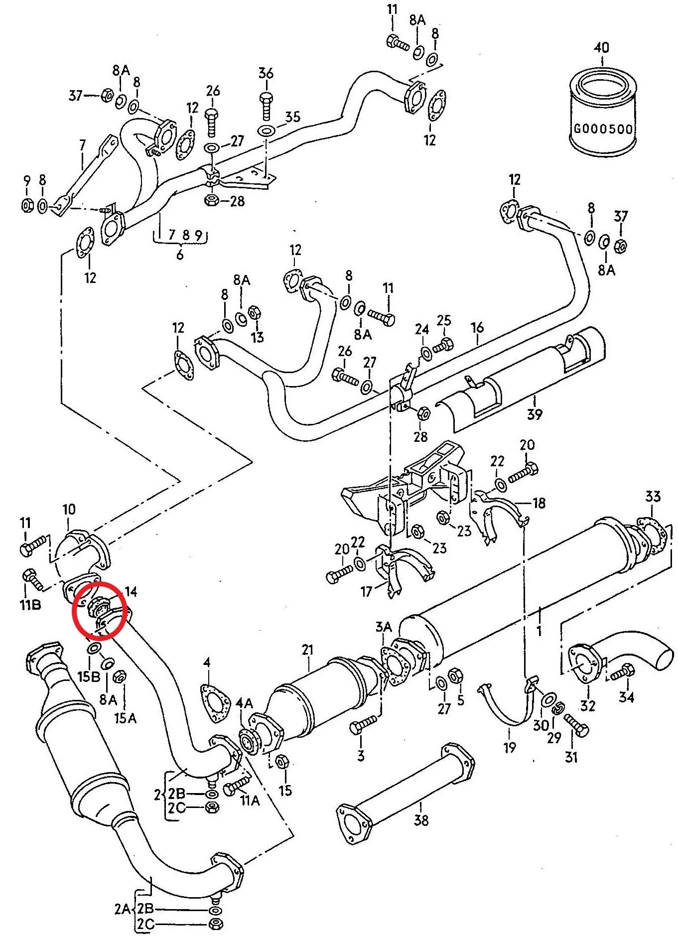 Exhaust Sealing O-Ring for WBX